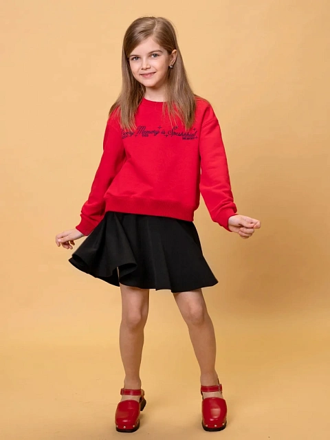 Юбка-солнце на кокетке