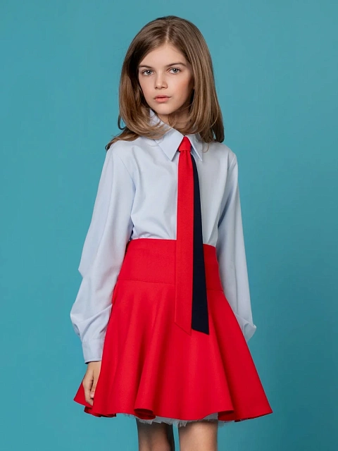 Юбка-солнце на кокетке