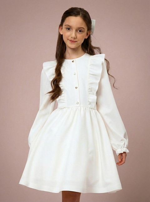 Платье нарядное с оборками