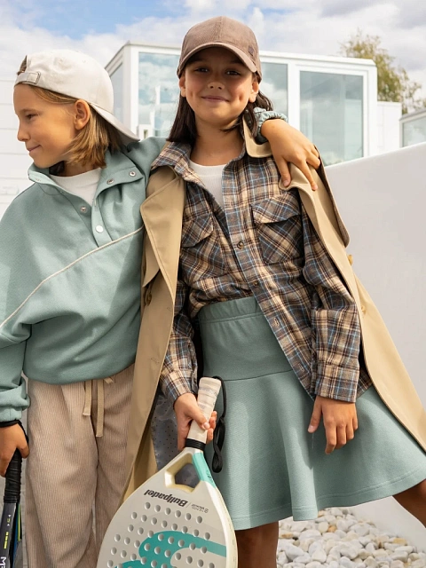 Юбка из премиального трикотажа