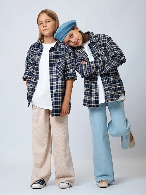 Рубашка из фланели унисекс